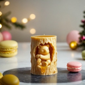 <b>Bear</b> Resin Mold <b>Cute</b> Animal Silicone Candle Mould for Home Decoration Scented Candle Molds - Product Image 2