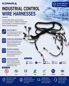 Rakitan Konektor Kabel Tembaga Inti Industri IP68, Kabel Fleksibel Tinggi untuk Robot, Otomasi CNC, Sepeda Motor, dan Mobil - Product Image 1