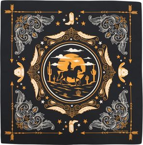 Wholesale Classic square Paisley <b>Bandana</b> Custom Printing logo Silk Hair Scarf - Product Image 1
