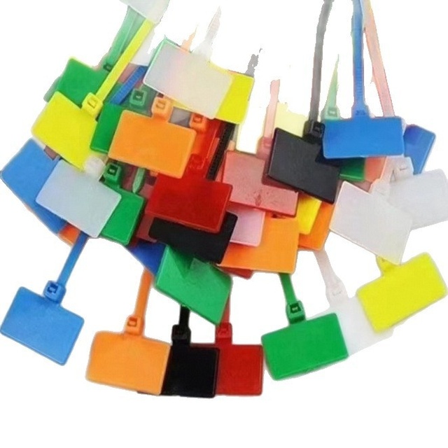 Cable Ties PA66 Material Logistics Electrical Wiring Wire Harness Tie Straps Labels Colored Plastic Tags Model Numbers 3100