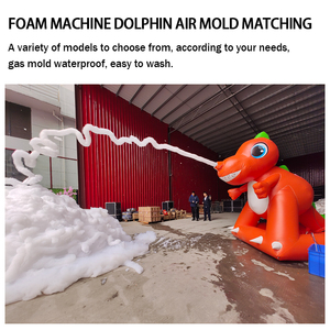 2025 Dernier <span class=keywords><strong>canon</strong></span> de fête en <span class=keywords><strong>mousse</strong></span> gonflable personnalisable pour les fêtes de piscine pour enfants et la discothèque <span class=keywords><strong>DJ</strong></span> sur scène. - Product Image 2