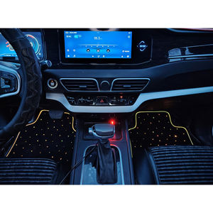 Kit de Fibra Óptica Starlight de 12V para Auto con Borde Decorativo, Control Remoto RF por APP, Alfombrillas de 4 Estrellas para Auto - Product Image 6