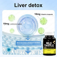 Suplemen Herbal Ekstrak Silymarin Langsung dari Pabrik, Ekstrak Milk Thistle, Kapsul Milk Thistle untuk Dewasa
