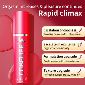 CokeLife 10ml weibliche externe Gel-Probe auf Wasserbasis bieten OEM Prome scent Climax Control <span class=keywords><strong>Secret</strong></span> Exciter für Mädchen - Product Image 4