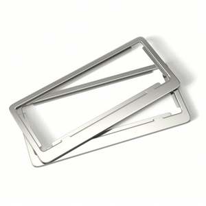 Stainless Steel License <b>Plate</b> Frame for Australian Cars, Custom Auto Number <b>Plate</b> <b>Holder</b>, Durable Rustproof Promotional Gift - Product Image 2