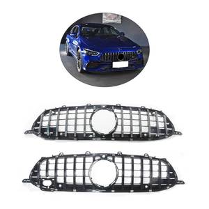 Grille de pare-chocs avant en ABS noir de haute qualité pour <span class=keywords><strong>Mercedes</strong></span>-Benz AMG <span class=keywords><strong>GT</strong></span> 53 <span class=keywords><strong>63</strong></span> 4 portes Coupé modèle 2018-2022 - Product Image 1