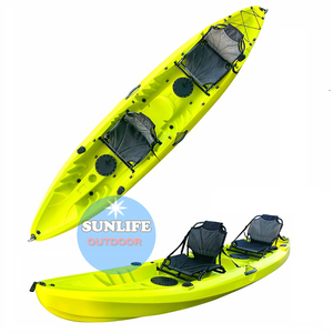 Đa chức năng canoe/<span class=keywords><strong>Kayak</strong></span> 12.3ft New 2 người câu cá <span class=keywords><strong>Kayak</strong></span> mái chèo thư giãn <span class=keywords><strong>Kayak</strong></span> thuyền Float với 2pcs nhôm ghế - Product Image 2