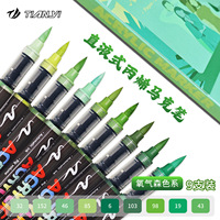 Marqueurs pinceaux 60 couleurs, stylos à peinture acrylique pour pierre, bois, verre, art