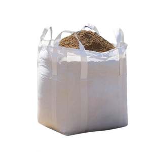 Cross Corner Lift Loops FIBC <b>Bags</b> Conductive and Breathable Plastic Big <b>Bags</b> with Spout Discharge Bulk <b>Bag</b> - Product Image 1