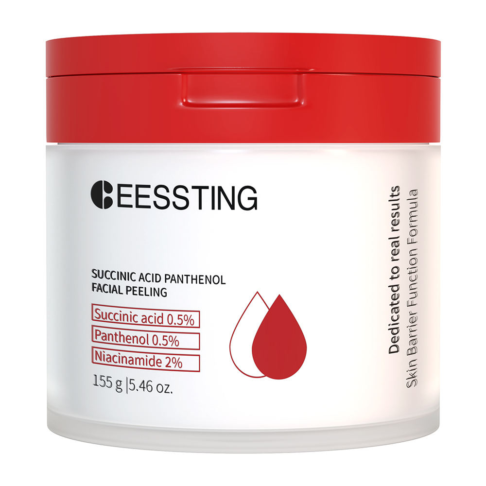 แผ่นลอกผิวหน้าสีแดง succinic Acid Panthenol