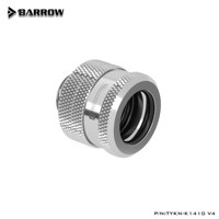 Raccord de refroidissement à eau Barrow à connexion rapide, tube rigide de 14 mm, connecteur de refroidissement liquide pour ordinateur, connecteur tout en cuivre TYKN-K1410 V4