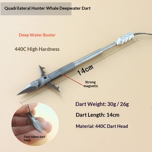 Dardo de agua profunda Hunter Kun de seis lados 440C, tipo Hoja de sauce y Diente de lobo, para penetrar armaduras, Asesino de Pesadillas, Demonio, Halcón - Product Image 5