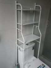 Estante <span class=keywords><strong>de</strong></span> <span class=keywords><strong>Baño</strong></span> Moderno <span class=keywords><strong>de</strong></span> Tres Niveles, Impermeable, Portátil, Multifuncional, <span class=keywords><strong>para</strong></span> Lavadora, Balcón o Barco - Product Image 5