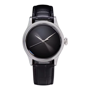 Reloj de hombre de acero inoxidable minimalista, automático, mecánico, vintage, con cristal de zafiro, 20 ATM, con logotipo personalizado, precio de fábrica, en oferta. - Product Image 1