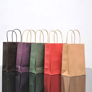 Bolsa de Papel Kraft Reciclado para Regalos y Alimentos, Diseño Clásico, Logotipo Personalizado, Venta al Por Mayor - Product Image 1