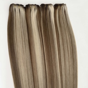 Extensiones de Cabello Humano Remy Europeo de Doble Trama, Extensiones de Cabello Humano Remy Divine en Cola de Caballo - Product Image 5