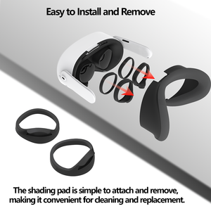 Bon prix accessoires Silicone bloqueurs de lumière protecteurs de lentille anneau anti-rayures pour <span class=keywords><strong>Oculus</strong></span> <span class=keywords><strong>Quest</strong></span> 3S - Product Image 6