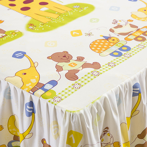 Colcha con estampado de dibujos animados, ropa de cama, falda, impermeable, tamaño King - Product Image 4