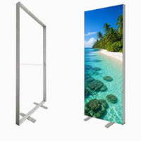 Boîte à lumière portable en tissu double face personnalisable, haute définition, lavable, 3,2 x 7,5 pieds