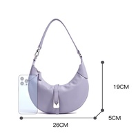 Mode véritable sacs en cuir de vachette Bolsas Para Mujer boulette Sac à bandoulière Sac Pour Femme demi-lune Sac pour femmes dames