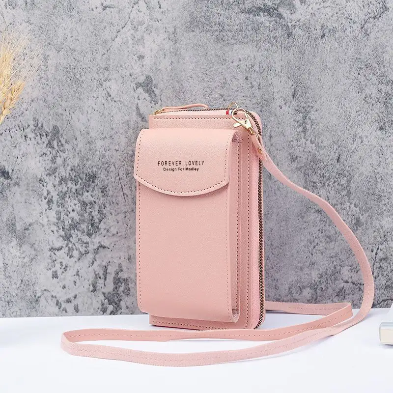 New công suất cao đa chức năng Crossbody điện thoại di động Túi trường Hợp thời trang phụ nữ Key Dây Kéo Túi cô gái biểu tượng tùy chỉnh Túi xách