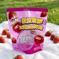 Sachet alimentaire personnalisé en PET+PE imprimé par gravure, laminé, avec fenêtre transparente, thermoscellable et résistant à l'humidité