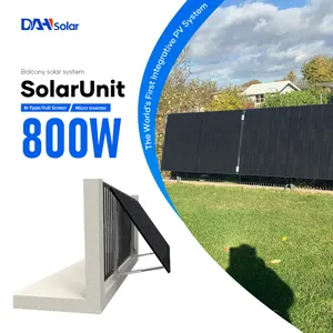 DAH SolarUnit Home Module and Microinverter Integration 600w 800w Pannello Solare Da Balcone