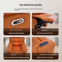 Fauteuil inclinable électrique à infrarouge pour la maison, le salon, multifonctionnel, avec fonction de chauffage