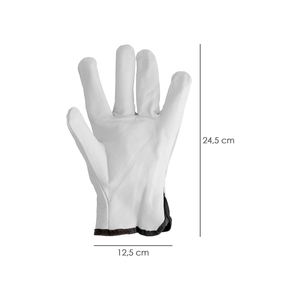 Guanti in Pelle a Grana Piena 8 Pollici (Senza Gancio) - Product Image 2
