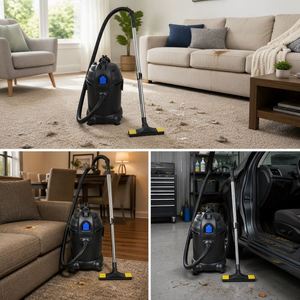 Aspirateur électrique sec et humide ROLY Cyclone, nouvelle conception, pour usage extérieur et garage, couleur et emballage personnalisables - Product Image 2