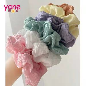 Schöne einfache ins Bonbon farbe rosa Haar gummis Bulk Haarschmuck für Frauen - Product Image 1