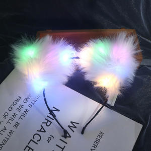 ที่คาดผมขนนกแองเจิลเรืองแสง,ที่คาดผมขนนกห่านที่คาดผม Led ของเล่นขายส่ง - Product Image 1