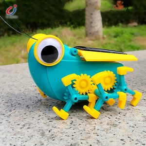 Niños caminando Cricket Diy ensamblar construcción ciencia energía verde energía Solar Robot juguete - Product Image 5