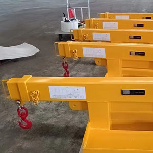 Depo malzemesi kaldırma için teleskopik forklift pergel kol ayarlanabilir çelik vinç bomu - Product Image 1