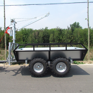 Haute capacité extérieur jardin <span class=keywords><strong>ATV</strong></span> benne remorque chariot ferme <span class=keywords><strong>ATV</strong></span> remorque Kits forêt remorque pour motos et VTT - Product Image 3