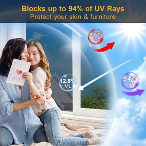 Película para Ventanas de Espejo Unidireccional, Autoadhesiva, para Privacidad en Hoteles, Tinte Reflectante, Bloqueador Solar, Control de Calor - Product Image 6