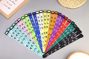 Cinturino personalizzato cinturino da polso jacquard WWJD cosa potrebbe fare gesù bracciali cinturino da polso per regali di eventi della chiesa di raccolta fondi - Product Image 6