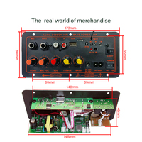 100W pour Bluetooth Power Amplifier Board Subwoofer Module Audio Stereo Support TF-Card U-Disk Lecteur MP3 pour Portable