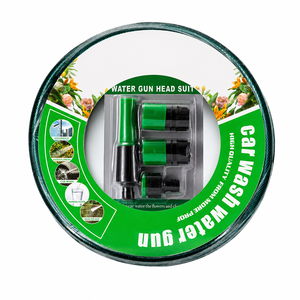 Juego de mangueras para lavado de coches de inyección directa, empaquetado en blíster, kit de boquillas de gestión de agua de PVC suave resistente al frío para las cuatro estaciones, modelo - Product Image 4