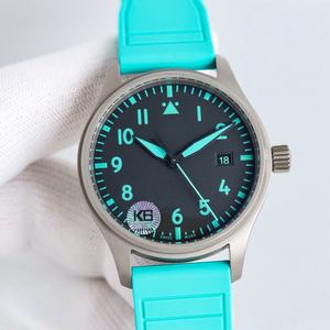 นาฬิกาปฏิทินแบบกลไกพร้อมดีไซน์แฟชั่นทันสมัยและสายสีเขียว - Product Image 1