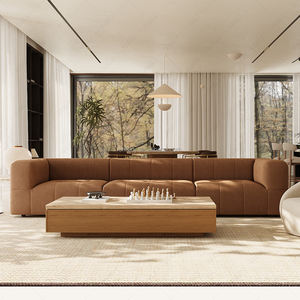 FERLY Nouveau Salon Meubles Canapé Ensemble Salon Canapé en Cuir Véritable Dario Canapé Modulaire Sectionnel - Product Image 1