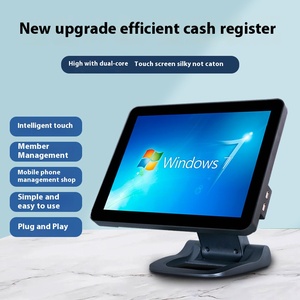 Oem 15.1inch tất cả trong một máy POS Win10 cảm ứng điện dung màn hình bán lẻ POS hệ thống sử dụng để cửa hàng quán cà phê tiền mặt đăng ký - Product Image 2