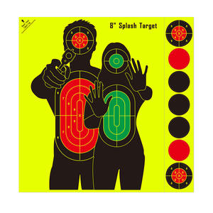 Alvo adesivo altamente visível do tiro com marcações do impacto para a precisão precisa Alvos do feedback & acessórios - Product Image 1