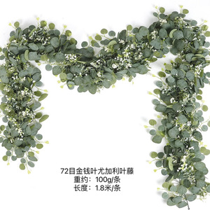 Yuyixian Artificial Eucalyptus Vine 1.8M Greenery For Home Wedding Decor - Product Image 2