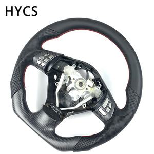 Volante de fibra de carbono para <span class=keywords><strong>Subaru</strong></span> WRX <span class=keywords><strong>STI</strong></span>, volante para Interior de coche de carreras, JDM, mate, auténtico, gran oferta - Product Image 2