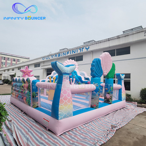Set de Juegos Inflable con Tobogán y Decoración de Concha Marina, Casa de Brinco para Niños, Equipo de Juego - Product Image 3
