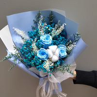 Buket Bunga Awet Minimalis Korea dari Pabrik Yunnan - Tahan Lama 3-5 Tahun untuk Hari Ibu & Hari Valentine