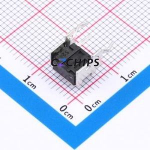 GT-TC101A-H050-L1 Tactile Switch Through hole,6x7.5mm Switch Single Pole Single Throw Round Button 1.6N Right Angle Insert - Product Image 2