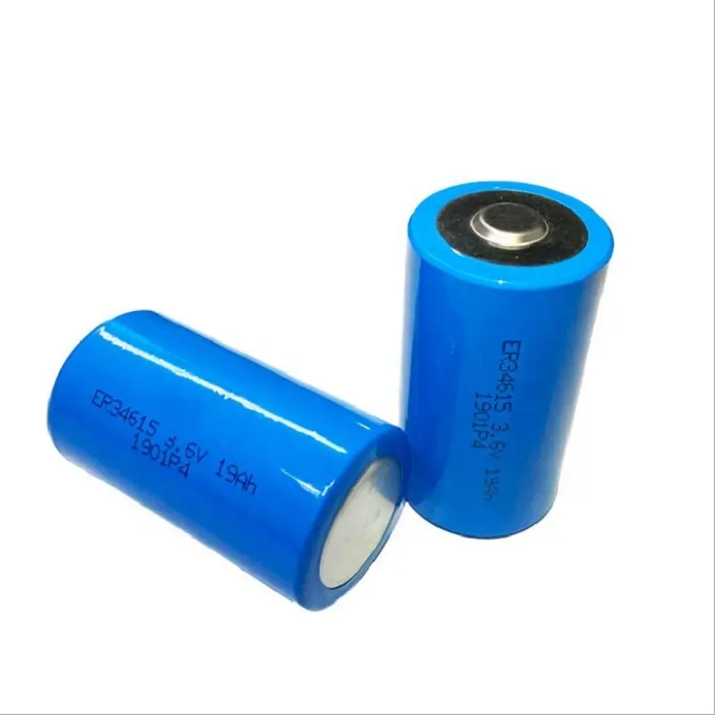 고품질 충전식 d 크기 리튬 배터리 er 34615 3.6 v 19ah er34615 배터리 3.6 v 19000mah