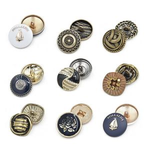 Garment Accessories Custom logo Clothing Sewing <b>Gold</b> Shank Overcoat blazer Coat Tuxedo Metal Suit <b>Buttons</b> for Suit Coat Clothes - Product Image 6
